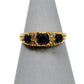 Pre-Owned 18ct Gold Sapphire & Diamond Ring - Size M