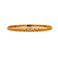 Pre-Owned 22ct Gold Faceted Circle Design Bangle 