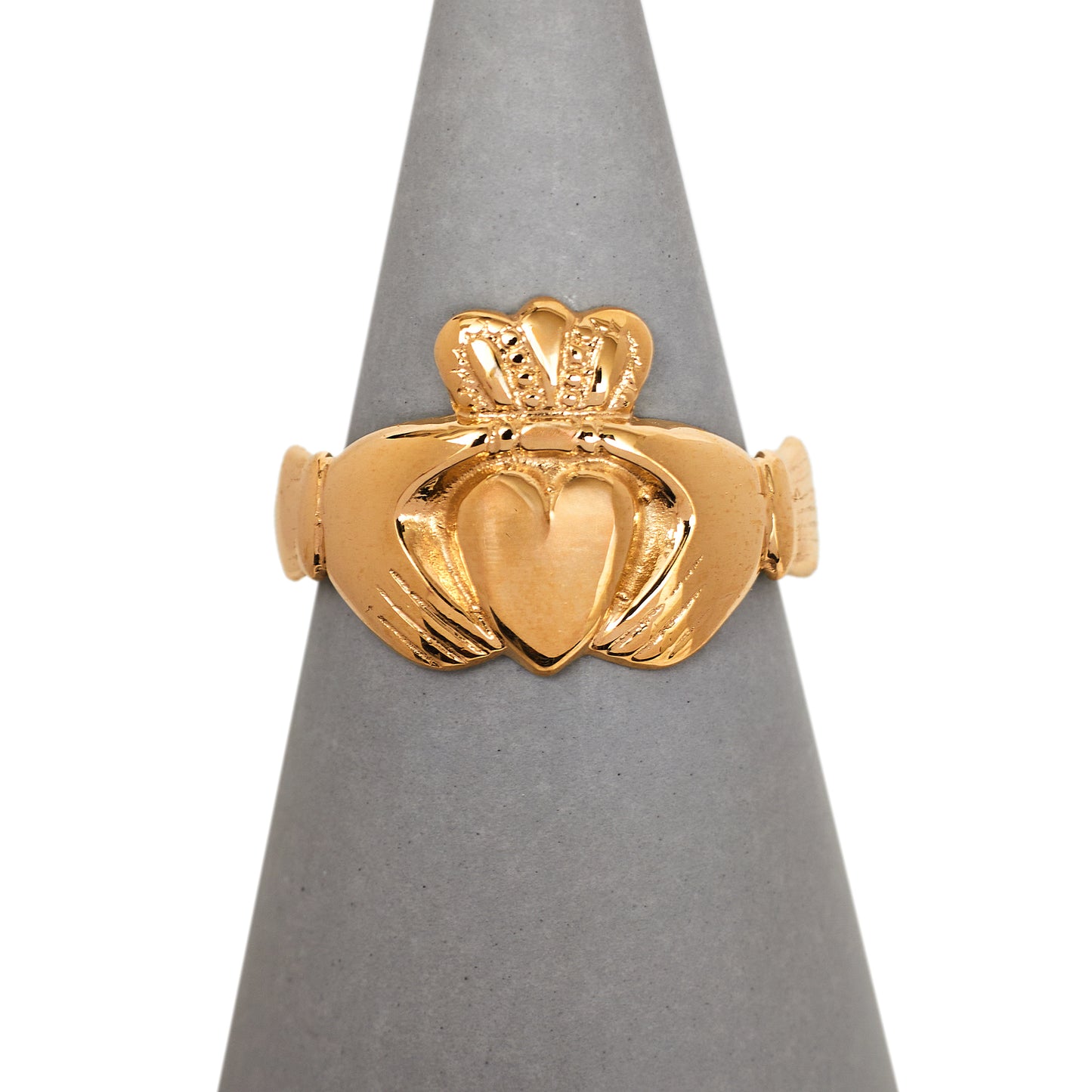 Pre-Owned 9ct Gold Claddagh Ring - Size T