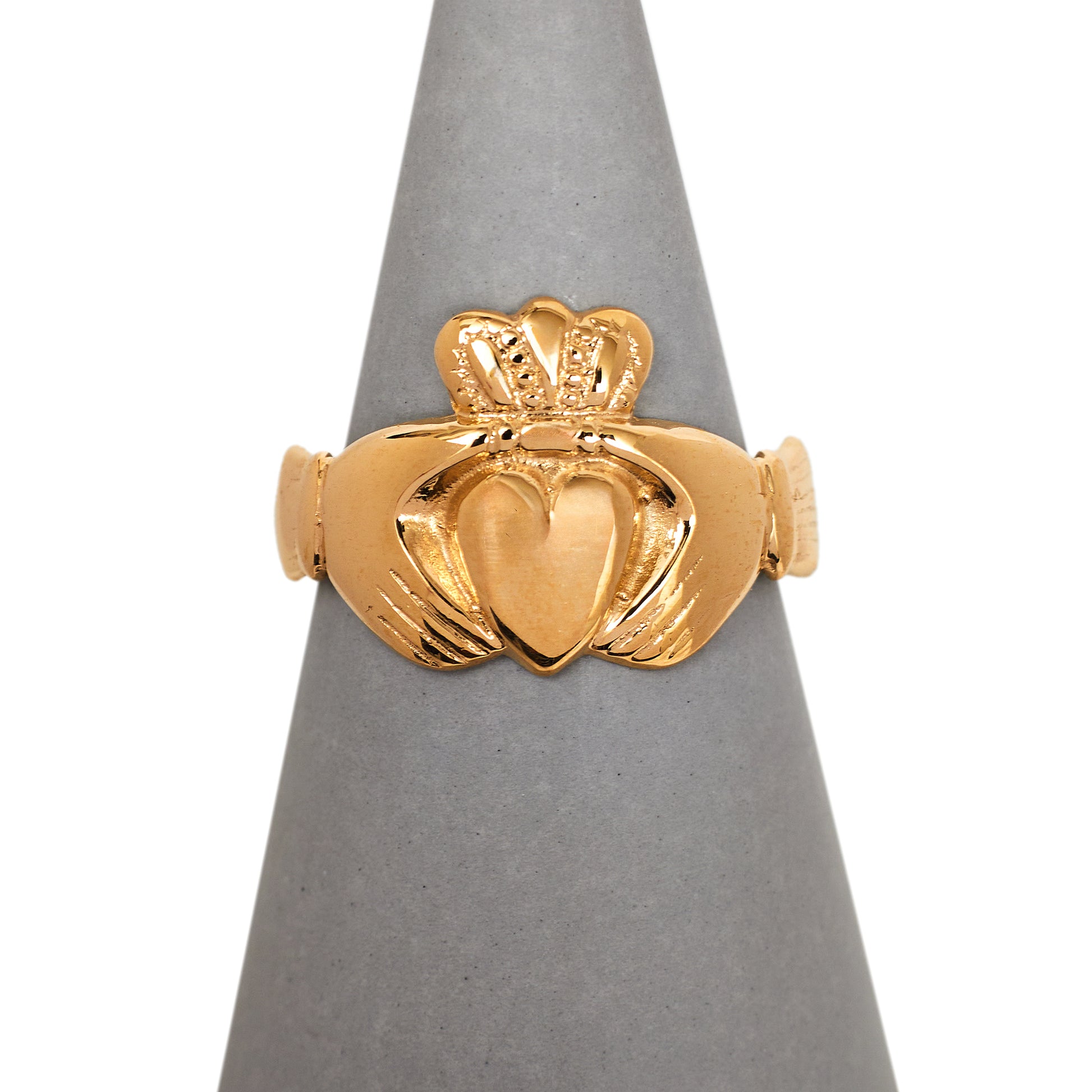 Pre-Owned 9ct Gold Claddagh Ring - Size T