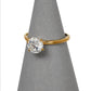 Pre-Owned 9ct Gold CZ Solitaire Ring