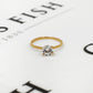 Pre-Owned 9ct Gold CZ Solitaire Ring