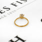 Pre-Owned 9ct Gold CZ Solitaire Ring