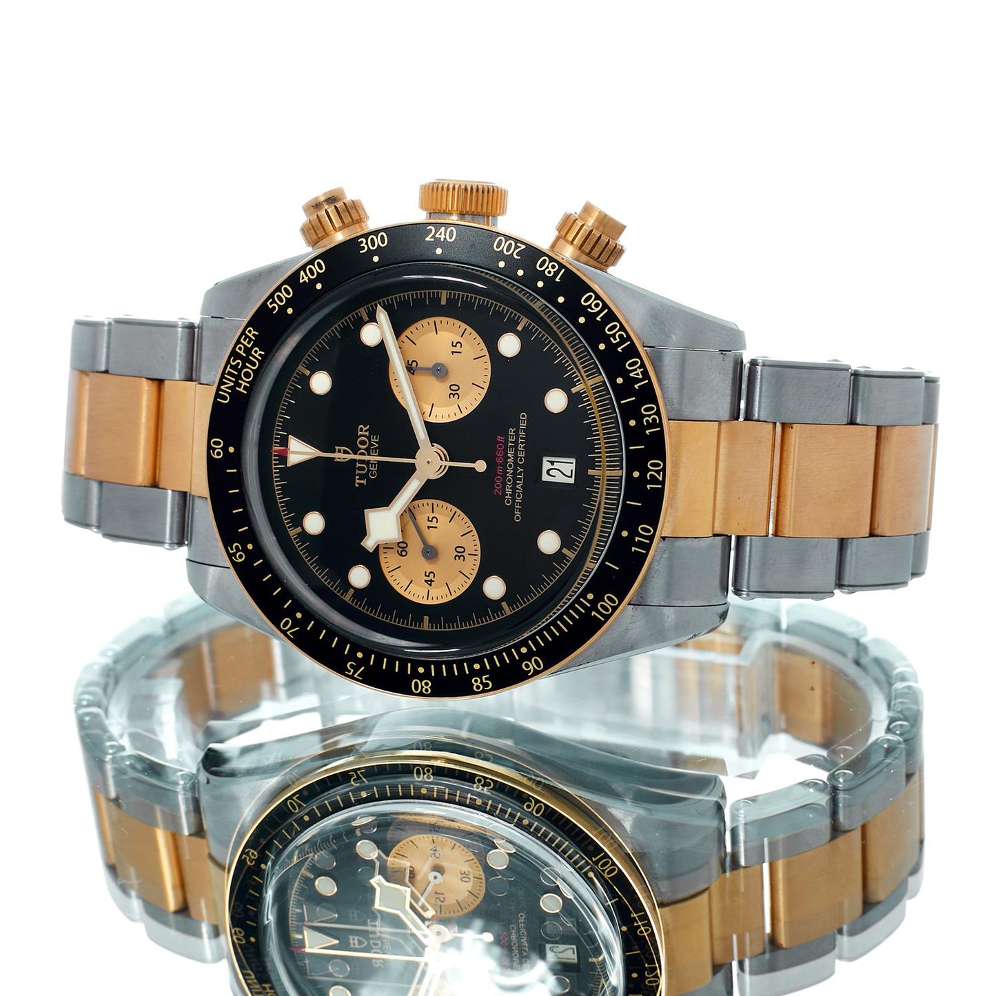 Pre-Owned Tudor Black Bay Chrono S&G 79363N