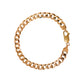 Pre-Owned 9ct Gold 7mm Curb Chain Bracelet 8 inches
