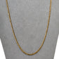 Pre-Owned 14ct Gold Anchor Chain Necklace 22 inches