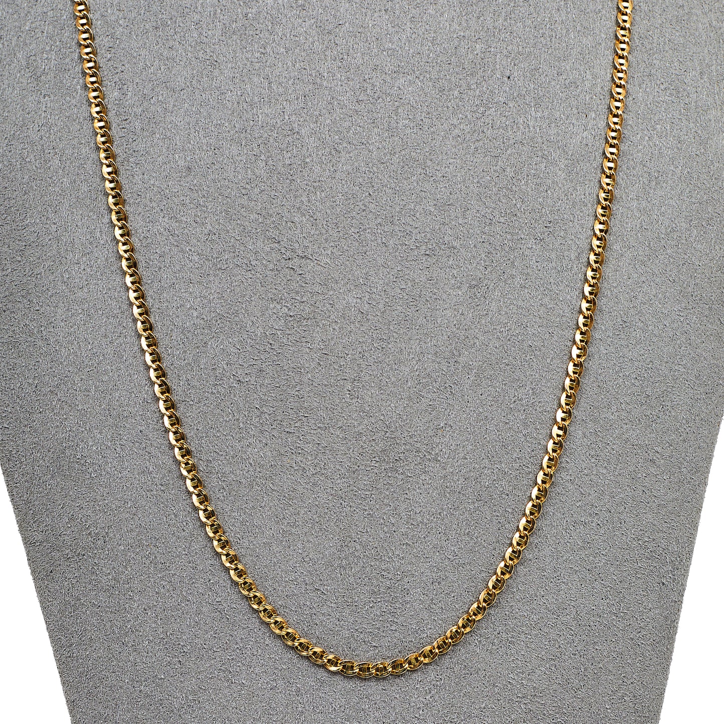 Pre-Owned 14ct Gold Anchor Chain Necklace 22 inches