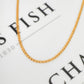 Pre-Owned 14ct Gold Anchor Chain Necklace 22 inches