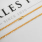 Pre-Owned 14ct Gold Anchor Chain Necklace 22 inches