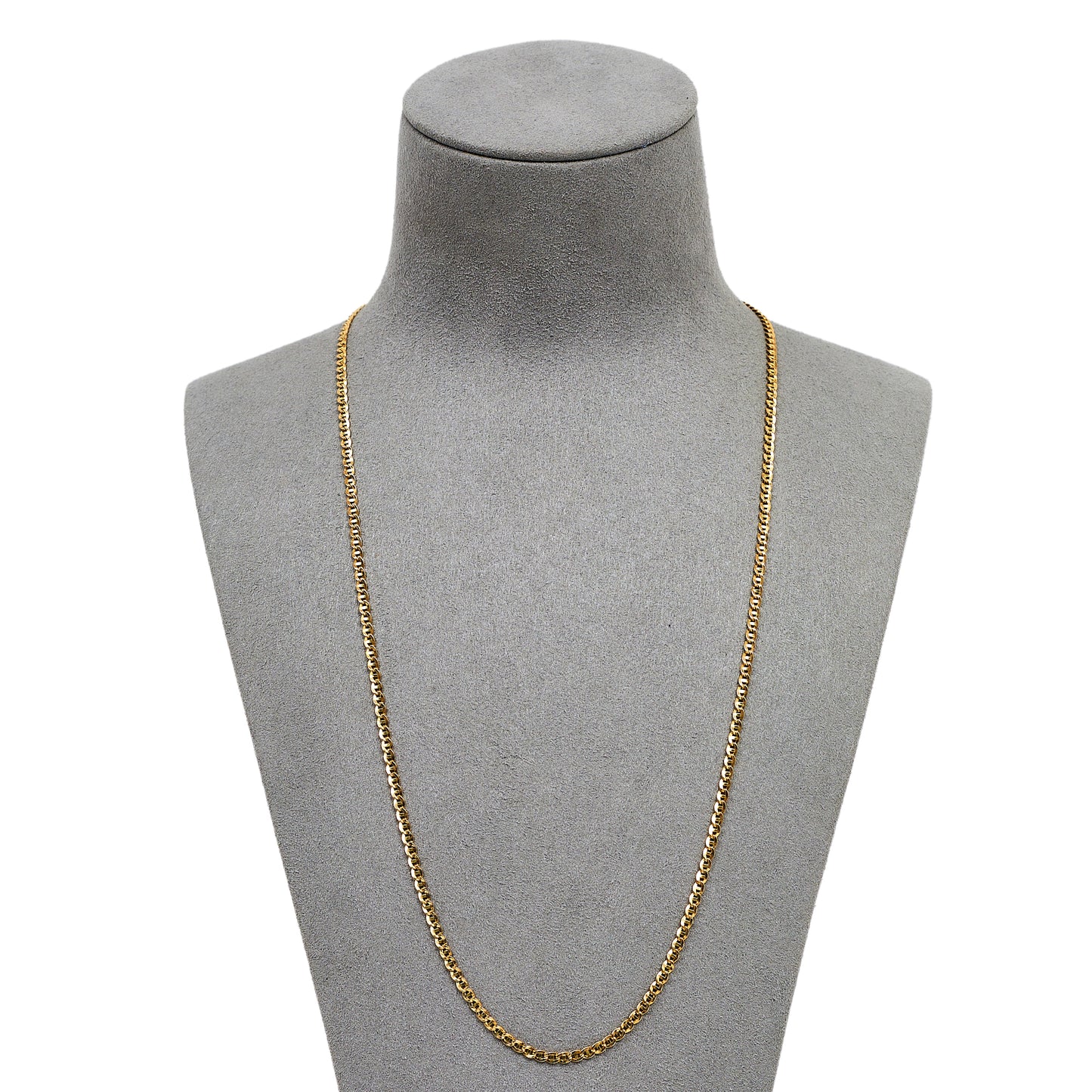Pre-Owned 14ct Gold Anchor Chain Necklace 22 inches
