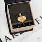 Pre-Owned 14ct Gold Faceted Heart Pendant