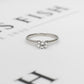 Pre-Owned Platinum Diamond 0.50 ct Solitaire Ring - Size M