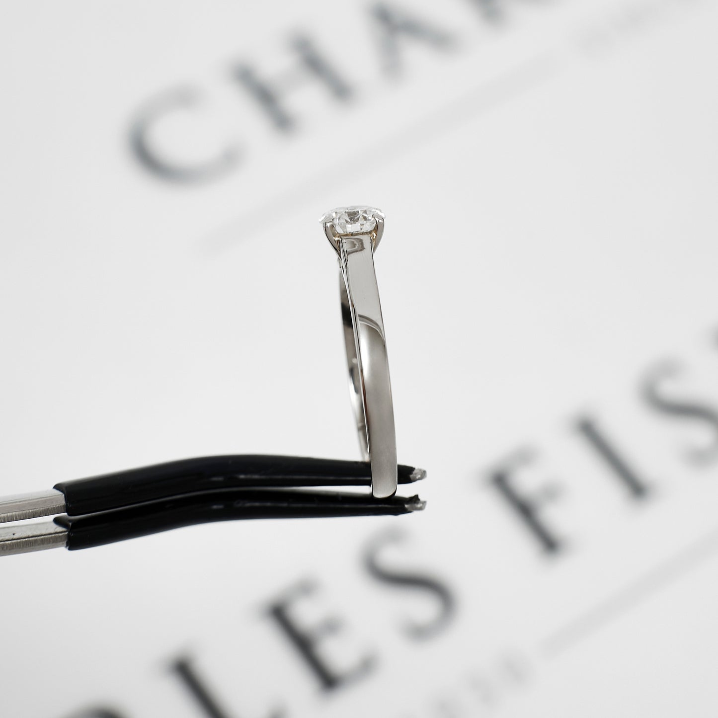Pre-Owned Platinum Diamond 0.50 ct Solitaire Ring - Size M