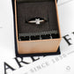 Pre-Owned 18ct White Gold Emerald Cut Diamond Ring Size I