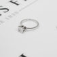Pre-Owned 18ct White Gold Princess Cut GIA Diamond Ring