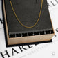 Pre-Owned 18ct Gold Bead Chain Necklace 18 inches