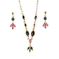 Pre-Owned 18ct Pink & Blue Sapphire Jewellery Set