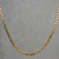 Pre-Owned 9ct Gold 4mm Anchor Chain Necklace 20 inches