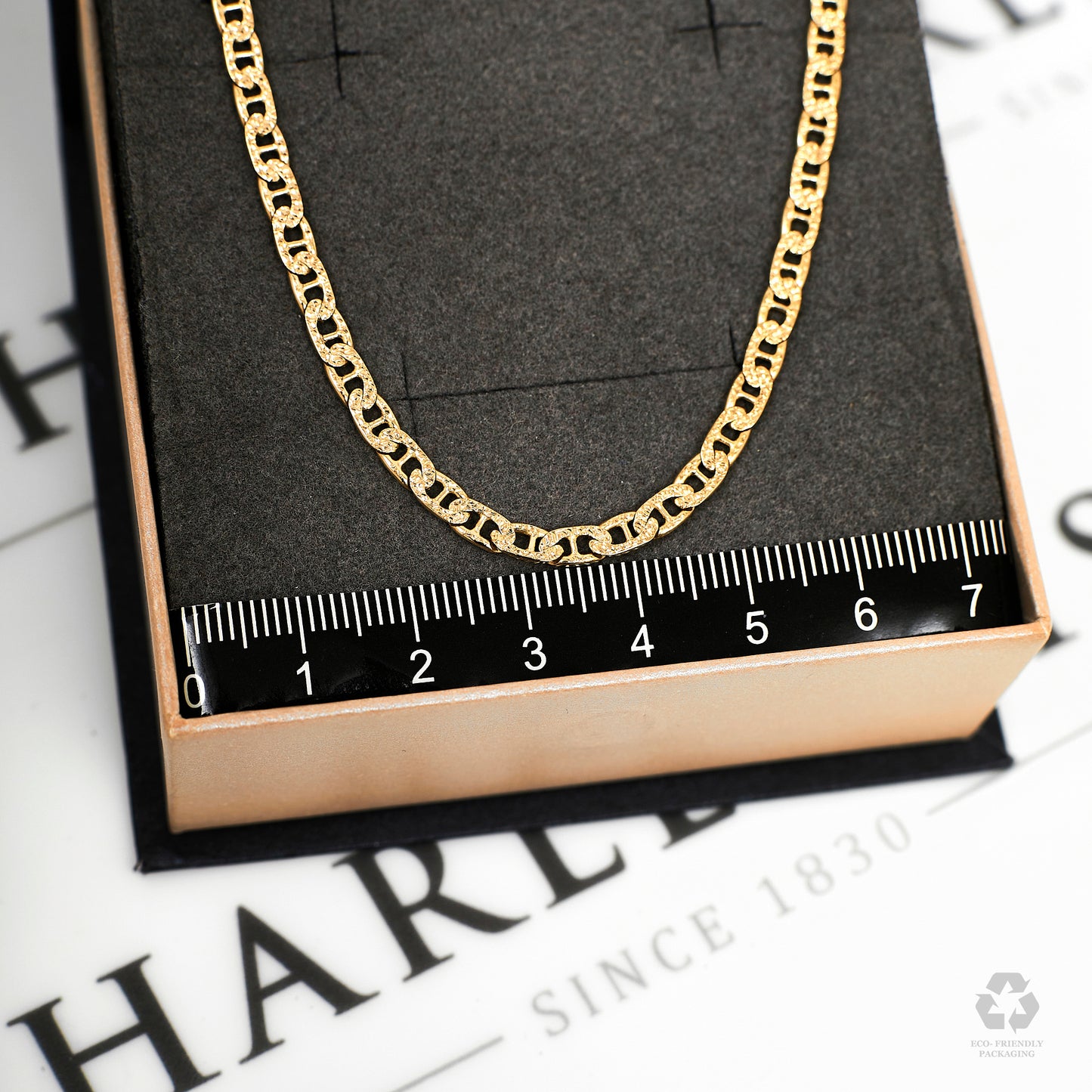 Pre-Owned 9ct Gold 4mm Anchor Chain Necklace 20 inches