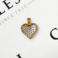 Pre-Owned 9ct Gold CZ Heart Pendant