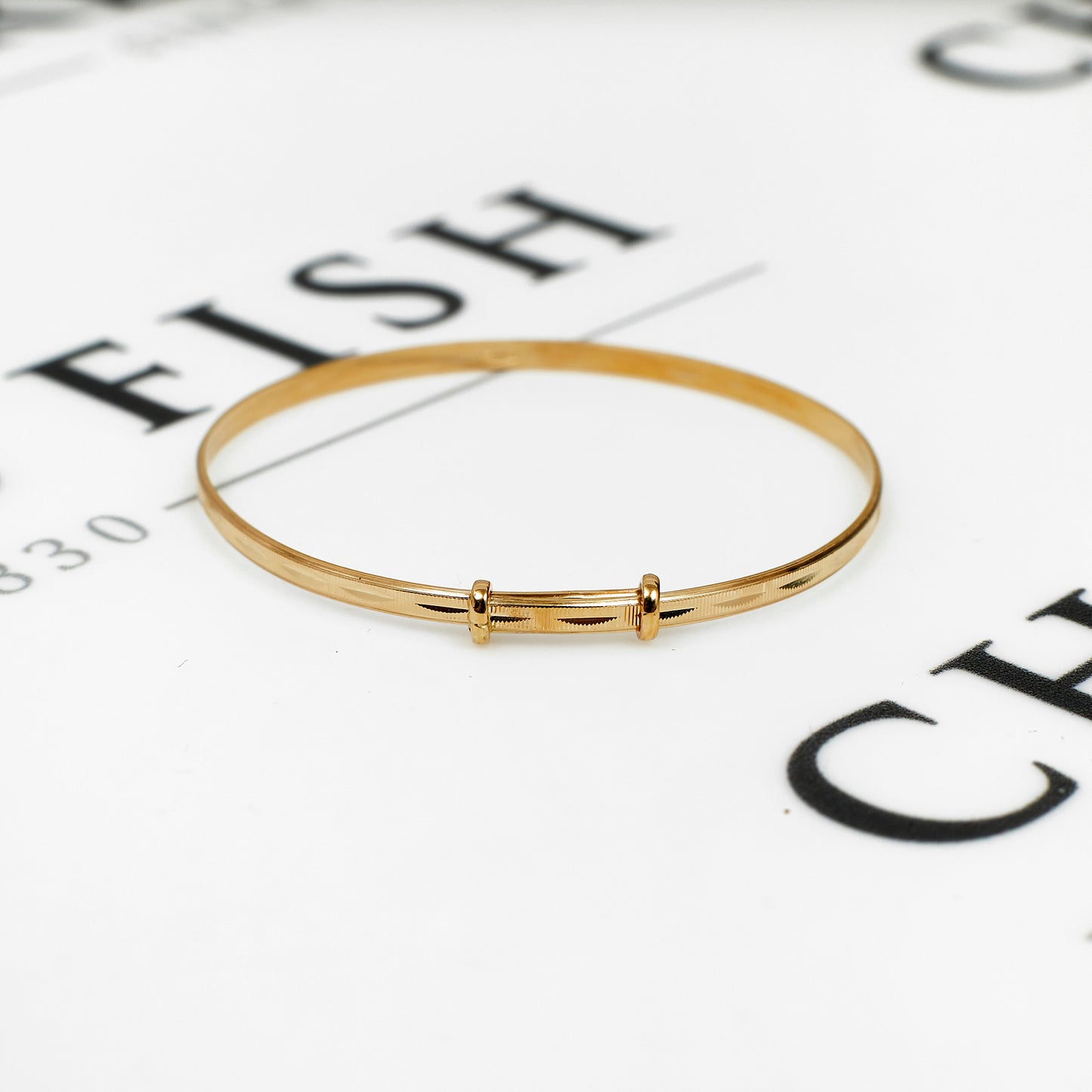 Pre-Owned 9ct Gold Expandable Baby Bangle
