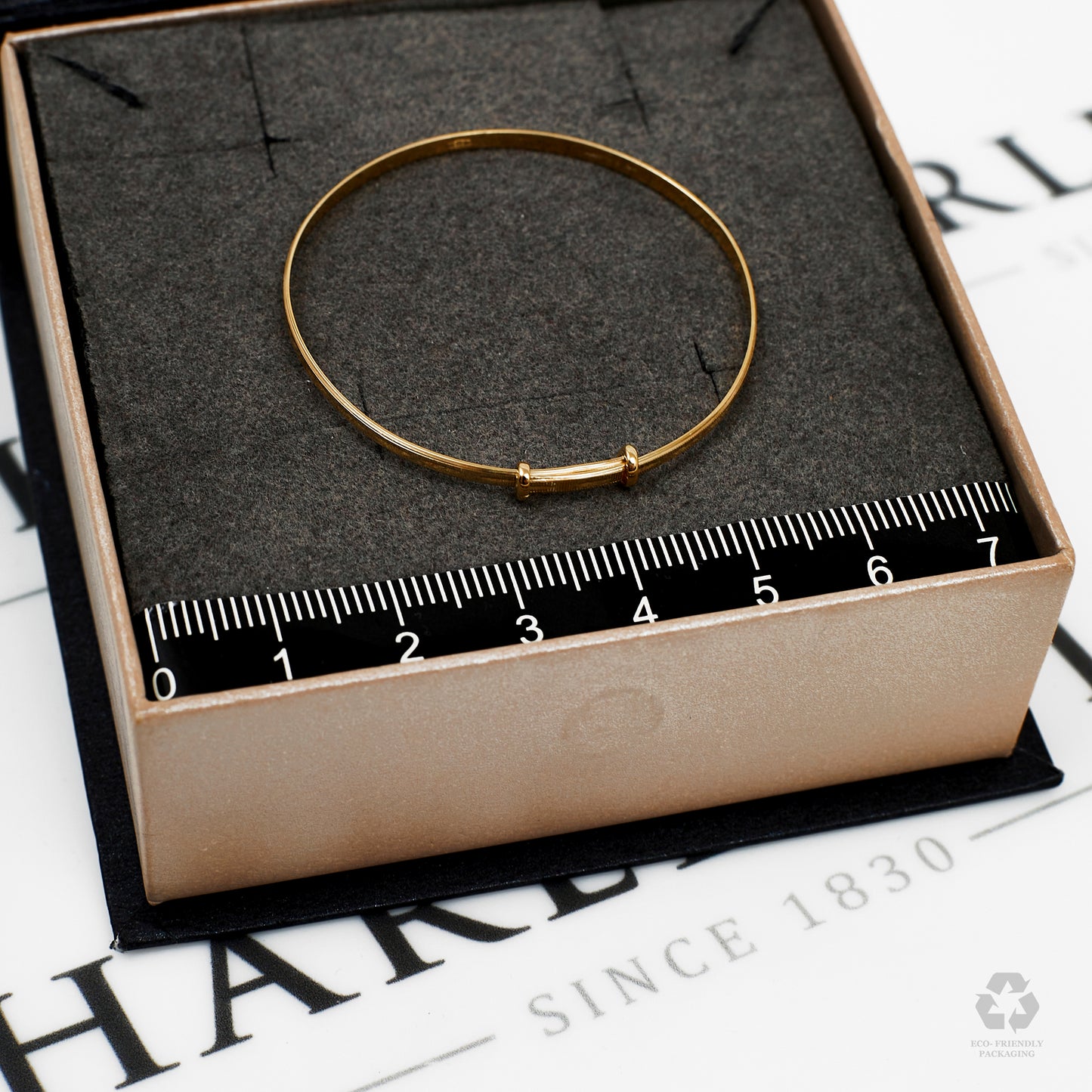 Pre-Owned 9ct Gold Expandable Baby Bangle