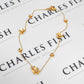 Pre-Owned 18ct Gold VAN CLEEF & ARPELS Diamond Flower Necklace