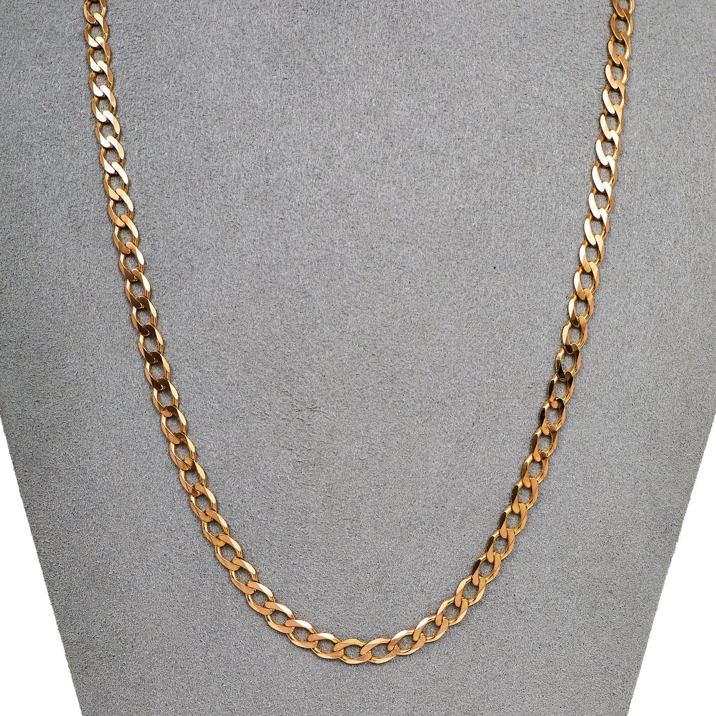 Pre-Owned 9ct Gold 5mm Curb Chain Necklace 20 inches