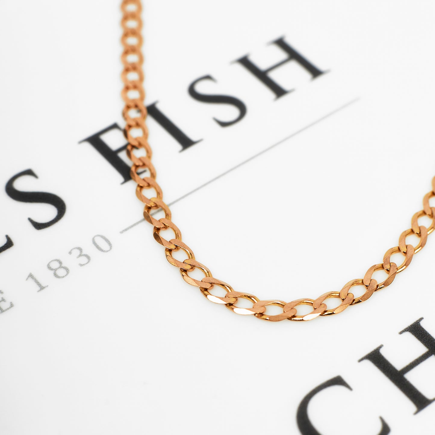 Pre-Owned 9ct Gold 5mm Curb Chain Necklace 20 inches