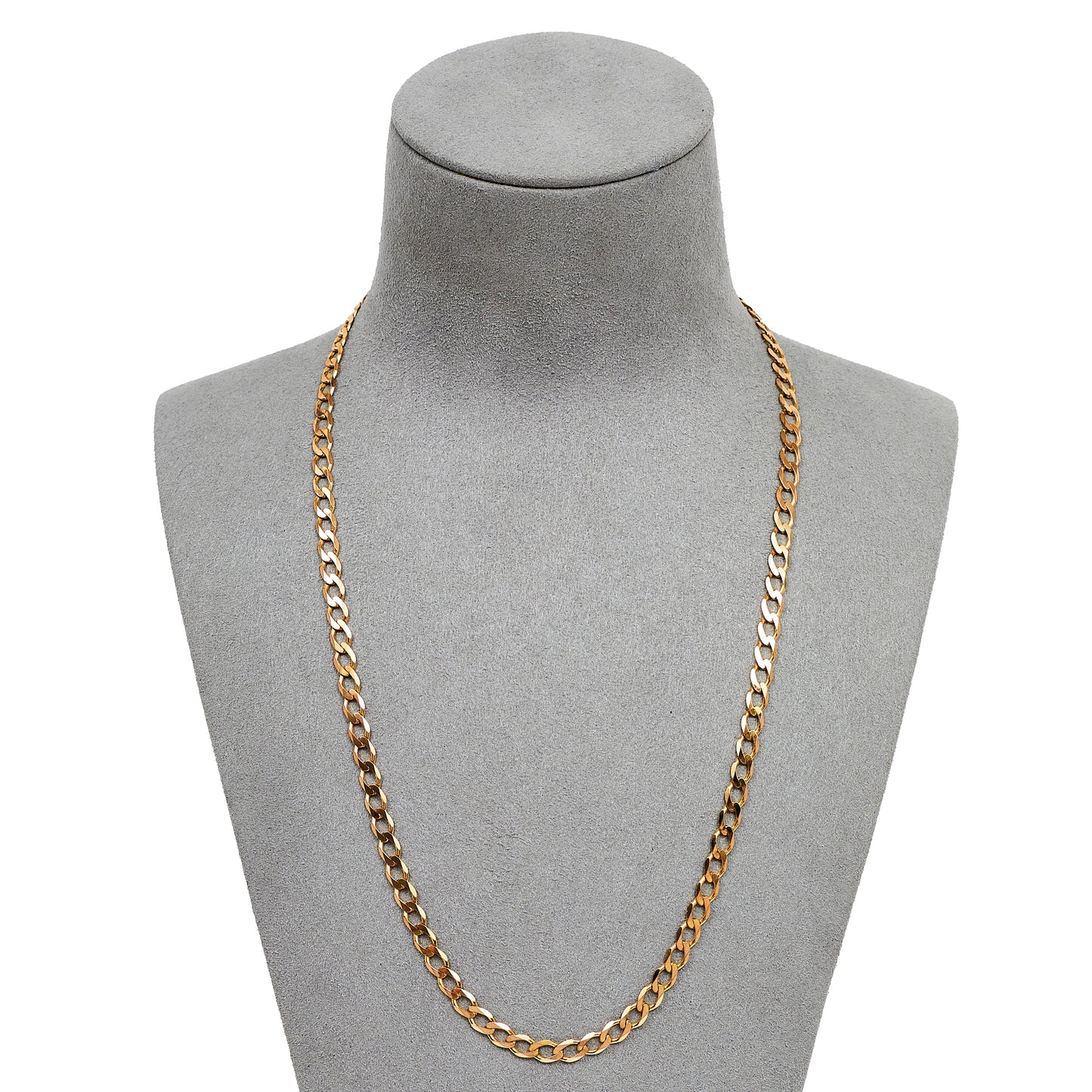 Pre-Owned 9ct Gold 5mm Curb Chain Necklace 20 inches