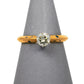 Pre-Owned 18ct Gold Diamond Solitaire Engagement Ring Size T