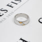 Pre-Owned 18ct White Gold Princess Cut Diamond Band Ring