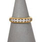 Pre-Owned 9ct Gold Cubic Zirconia Band Ring Size H