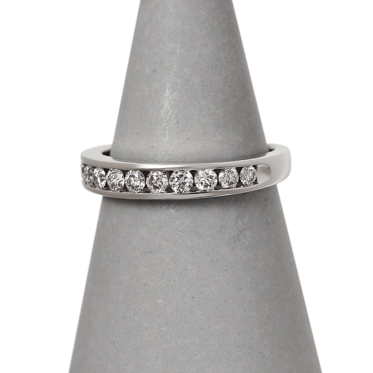 Pre-Owned 18ct White Gold Diamond Half Eternity Ring