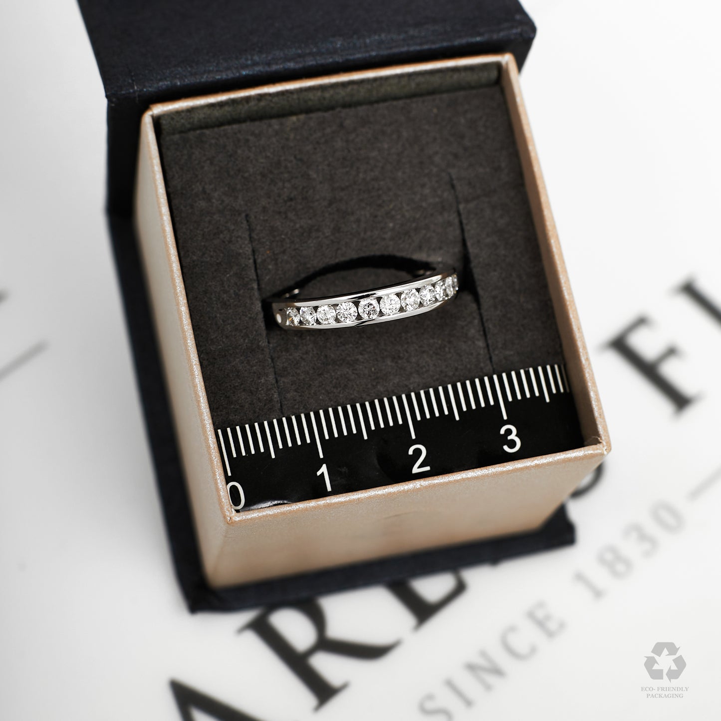 Pre-Owned 18ct White Gold Diamond Half Eternity Ring