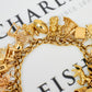 Pre-Owned 9ct Gold 31 Charm Bracelet & Heart Padlock 7 Inch