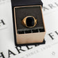 Pre-Owned 9ct Gold Square Onyx Signet Ring - Size V