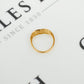 Pre-Owned 18ct Gold Diamond Wishbone Ring - Size O