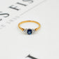 Pre-Owned 18ct Gold Sapphire & Diamond Vintage Style Ring