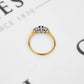 Pre-Owned 18ct Gold Sapphire & Diamond Vintage Style Ring