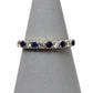 Pre-Owned 18ct Sapphire & Diamond Half Eternity Ring