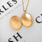 Pre-Owned 9ct Gold Oval Patterned Locket