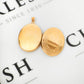 Pre-Owned 9ct Gold Oval Patterned Locket