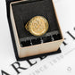 Pre-Owned 9ct Gold Round St George Ring Size W