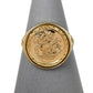 Pre-Owned 9ct Gold Round St George Ring Size W