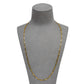 Pre-Owned 18ct Gold 3+1 Figaro/Anchor Link Necklace