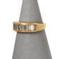 Pre-Owned 14ct Gold Cubic Zirconia Dress Band Ring