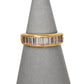 Pre-Owned 14ct Gold Cubic Zirconia Dress Band Ring