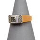 Pre-Owned 9ct Gold 4 Princess Cut Diamond Cluster Ring