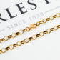 Pre-Owned 9ct Gold Belcher Chain Necklace 23 Inch